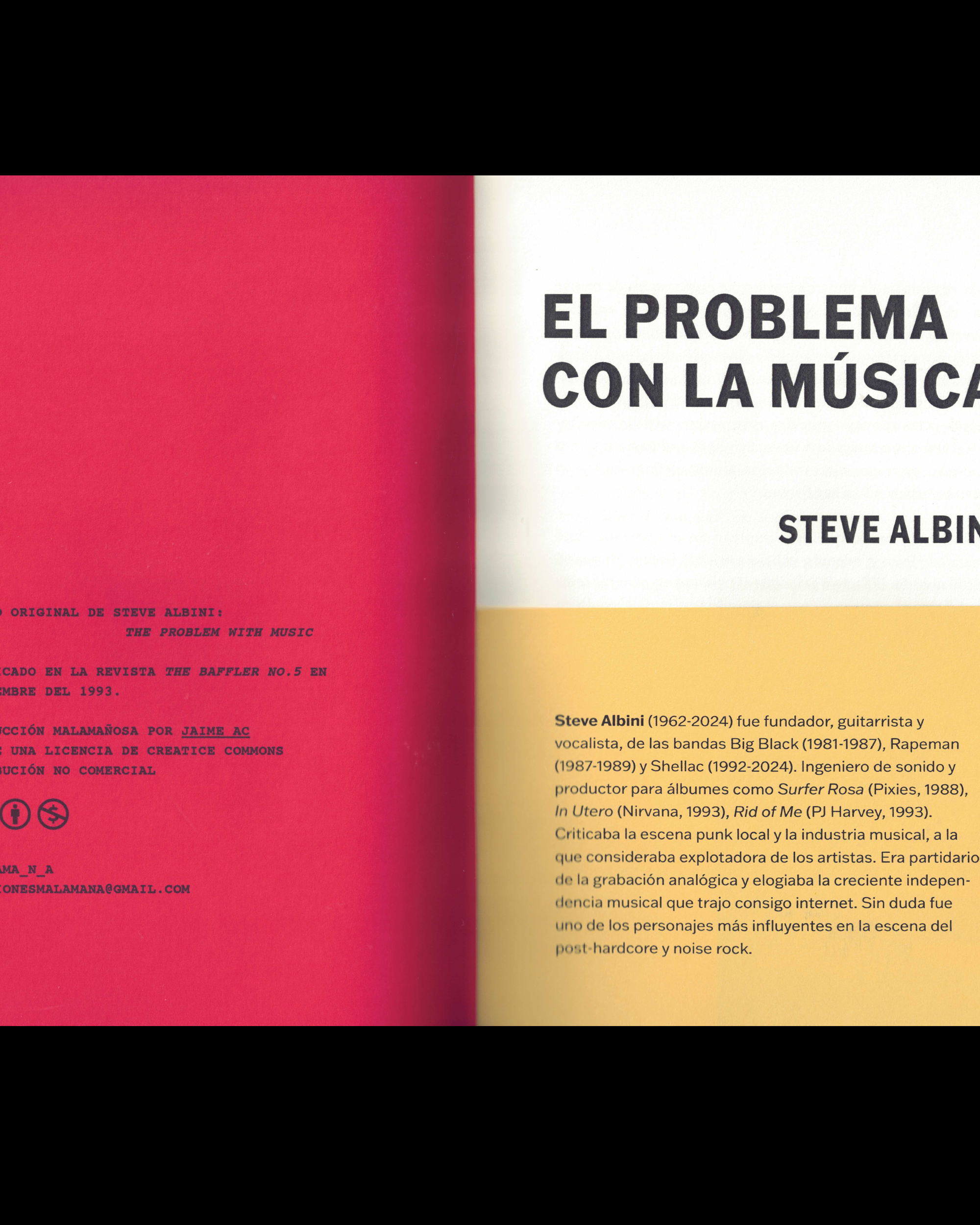 El problema con la música