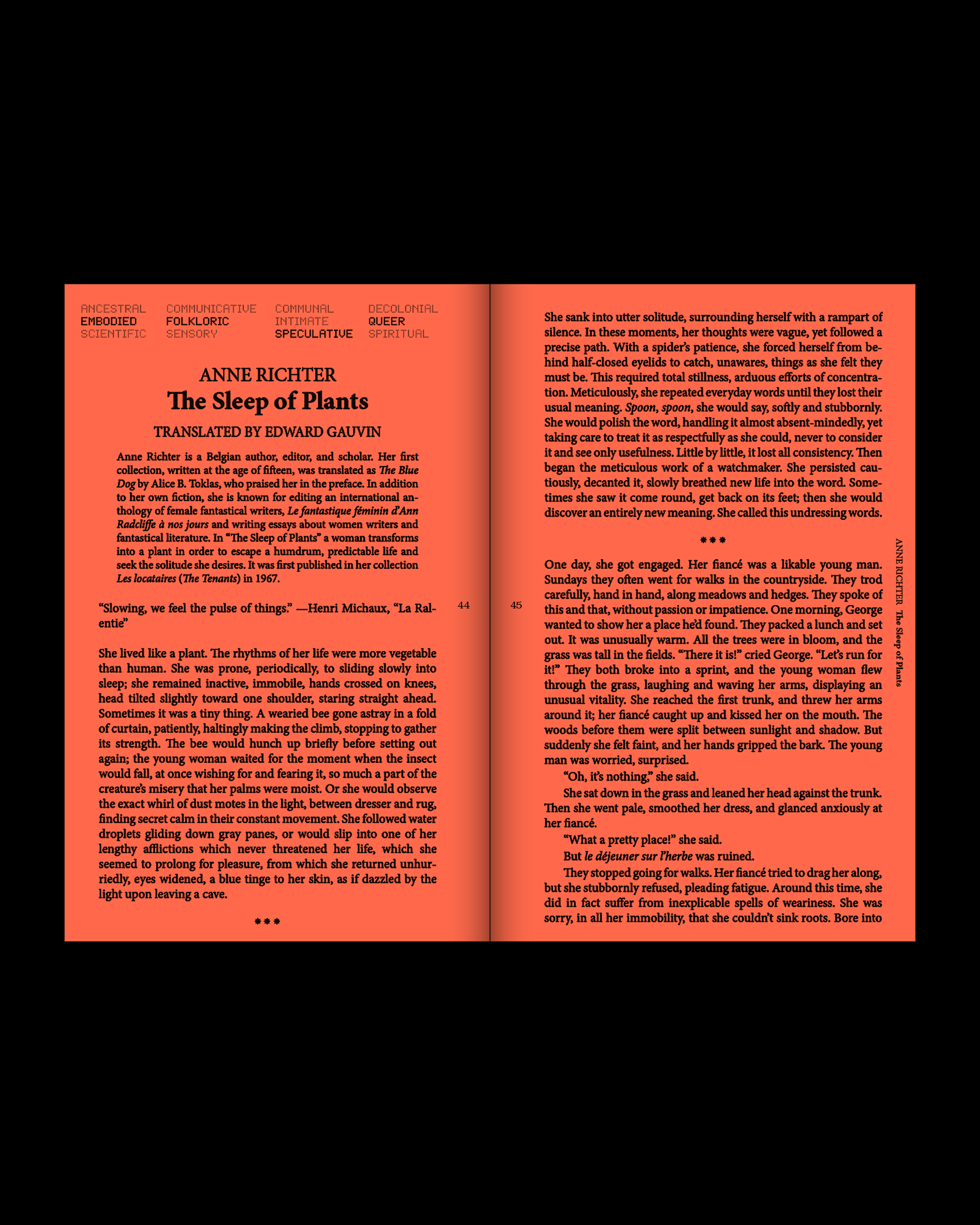 A Tree, A Reader on Arboreal Kinship