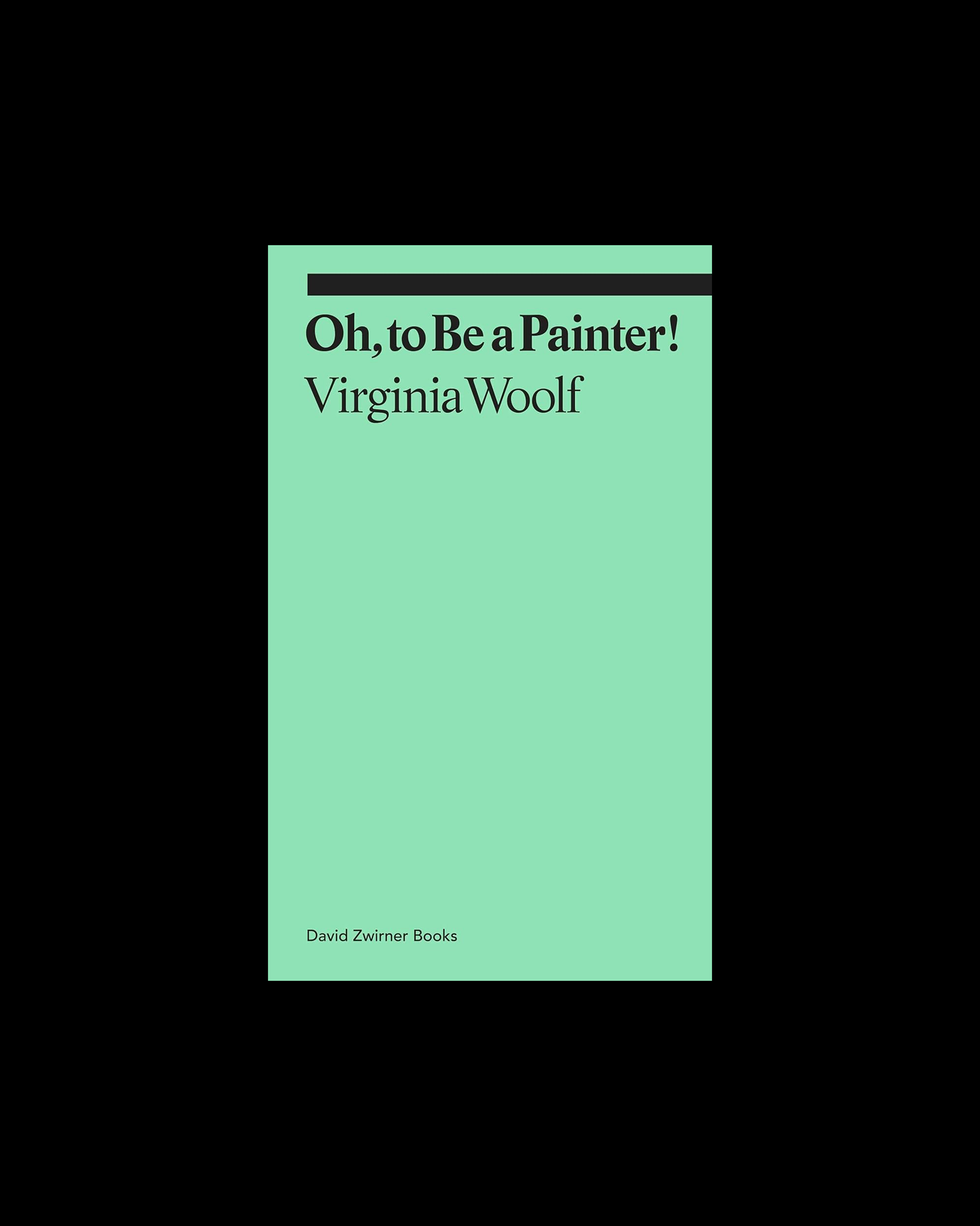 Oh, to Be a Painter!